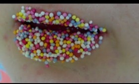 DIY Sprinkle Candy Lips (Random Tutorial)