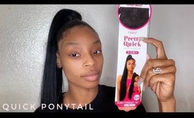 Watch me nail the longest easiest ponytail ever !