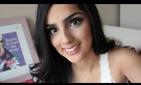 Night out, party, clubbing makeup tutorial -- Black and purple eyes