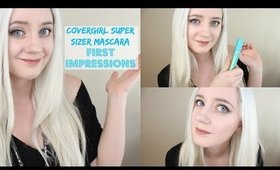 Covergirl Super Sizer Mascara First Impressions and Live Demo