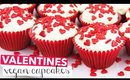 Vegan Red Velvet Cupcakes - Valentines Day Snack Ideas