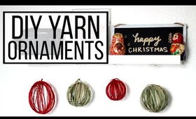 DIY Yarn Ornaments | Laura Neuzeth