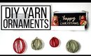 DIY Yarn Ornaments | Laura Neuzeth