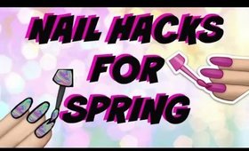 SPRING NAIL HACKS +GIVEAWAY | TOP 5 PINTREST HACKS