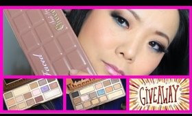 Too Faced Semi Sweet Chocolate Bar Palette | Giveaway, Tutorial, Review & Swatches