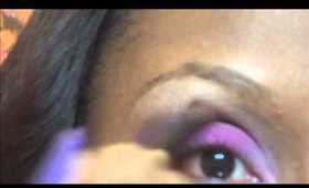 A Fun Look with Pinks and Purples Tutorial