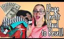 HUGE HAUL TO RESELL ON POSHMARK AND EBAY | 50% off SALVATION ARMY HAUL PT 2 | Part Time Seller
