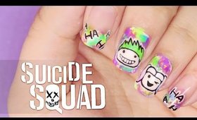 Suicide Squad nail art