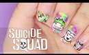 Suicide Squad nail art