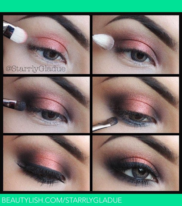 makeup smokey eyes step by step