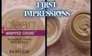 First impressions of Cover girl Clean whipped creme foundation