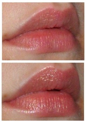Bottom: NYX Round lipstick in Iris