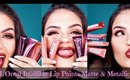 NEW L'Oreal Infallible Lip Paints MATTE & METALLIC Review & Swatches