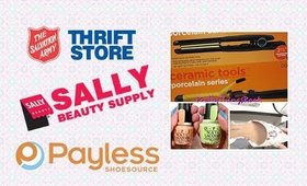 Collective Haul | Sally Beauty/Payless Shoes/Thrift Store | PrettyThingsRock