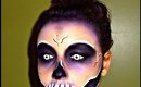 Halloween Series 2016: Purple Gradient Skull Makeup