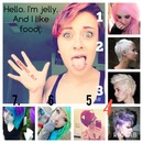HAIR HELP.!!! What color.? Pick a number. Thanks(: