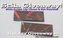 Stila Giveaway!!! Artful Eye Collector's Edition Vol II & Lip/Cheek Palette [Holiday Giveaway #7]