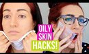 HOW TO (FINALLY!) STOP OILY SKIN! My Best HACKS + SKINCARE ROUTINES || Jess Bunty