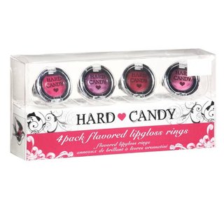 Hard Candy 5 Piece Flavored Lip Gloss Rings