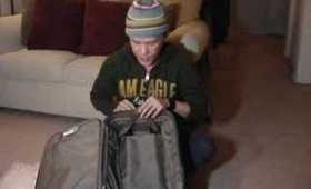 Preparing a Luggage for Makeup Travel