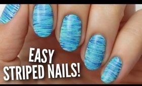 Easy Striped Nail Art