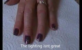 Quick and Easy Glam Glitzy Nail Manicure