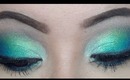 Spring Makeup Tutorial - Blue and Green