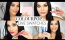 Colourpop Moment of Weekness Collection LIVE Swatches + NEW Hello Kitty Lips?!