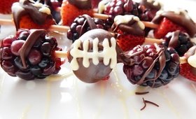 Easy Super Bowl Berries Skewers