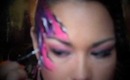 NYX Face Awards Contest Submission- 80's Retro Look- Makeup & Face Paint