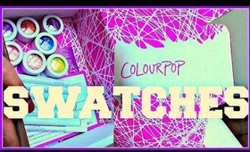 COLOURPOP COSMETICS | REVIEW + SWATCHES 14 COLOURS