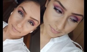 Lilac Purple Pink Smokey eye for Brown eyes blue eyes || Raji Osahn