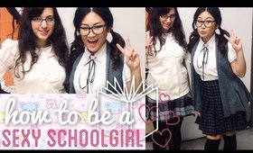 How to be a SEXY SCHOOL GIRL for Halloween! | Camille Co