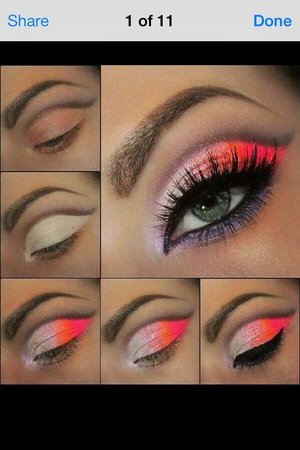Mini tutorial on how to achieve this amazing eyeshadow look. Hope it helps! 
