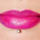 Pink and purple lip.