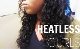 Hoilday HEATLESS Curls! | Attempt