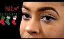 HOLIDAY TUTORIAL #2 | NATURAL GLAM POP OF SILVER