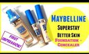 Maybelline Better Skin Foundation & Concealer: BEST Drugstore Foundation?