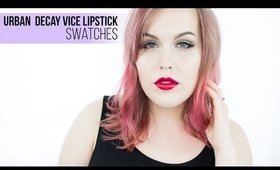 Urban Decay  Vice Lipstick Swatches | Rebecca Shores