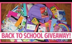 Huge Back to School Supplies Giveaway