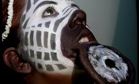 Mursi Tribe Makeup. Re-upload