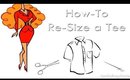 How-To Re-size a Tee-Shirt