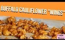 Buffalo Cauliflower Bites "Buffalo Wings" |Cooking with Tommie (Test Taste with Friends)