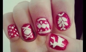 Holidaze Ep 3: Holiday Sweater Nails Tutorial!