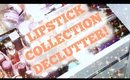 Lipstick Collection/Declutter | Decluttering my Makeup Collection Pt. 1 | Rosa Klochkov