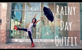 Rainy Day Outfit | Collab!