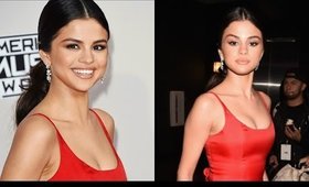 SELENA GOMEZ AMA SPEECH & RED CARPET MAKEUP TUTORIAL