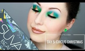 SUVA BEAUTY CUPCAKES & MONSTERS - DAY 5: CIRCUS CHRISTMAS | 1 PALETTE FOR A WEEK