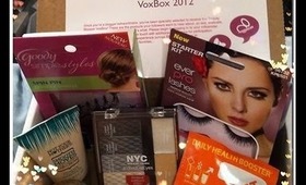 My influenster Beauty Blogger VoxBox 2012 - Open Package