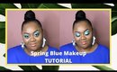 Spring Blue Makeup